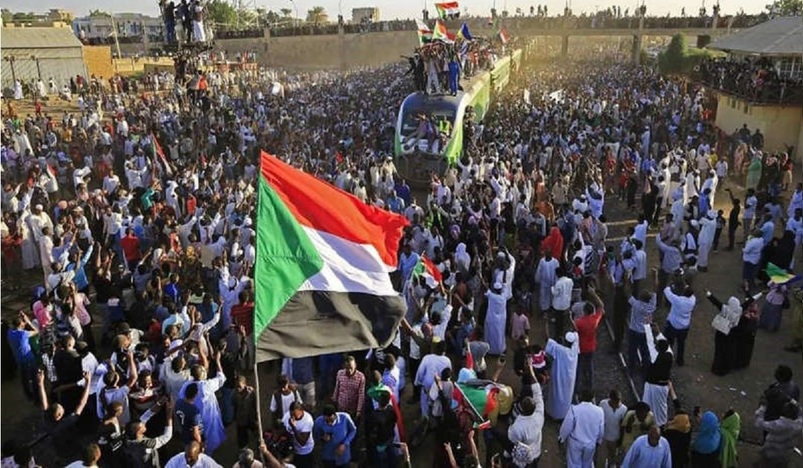 Tear gas fired at thousands of protesters rallying for civilian rule in Sudan